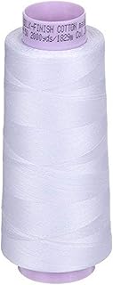 Mettler Silk-Finish Cotton Thread, White 2000 yd