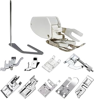 Open Toe Walking Foot W/Guide Set for Brother,Singer,Janome and More Sewing Machine Accessory Kit Quilting and Sewing Stitch Through Multiple Layers