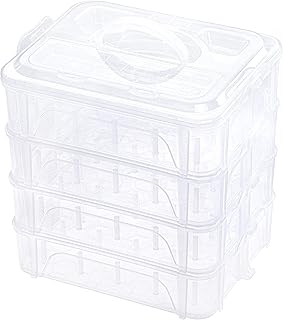 New brothread 4 Layers Stackable Storage Box