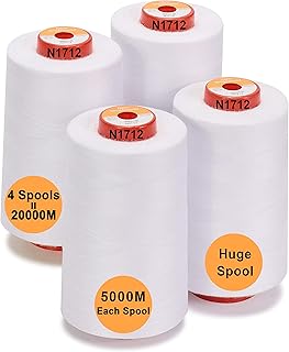 New brothread 4 Large Cones of 5500Y All Purpose Spun Polyester Thread