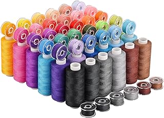 72 pcs Sewing Thread Kit with Matched Bobbins