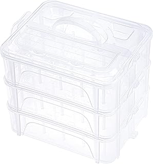 New brothread 3 Layers Stackable Storage Box