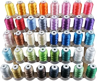 New brothread Polyester Embroidery Thread Kit 40 Colors