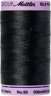 Mettler Silk-Finish Cotton Thread, Black
