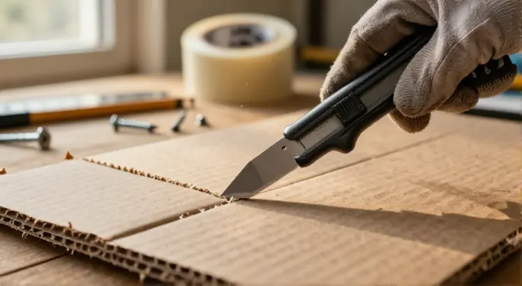 How to cut cardboard easily at home