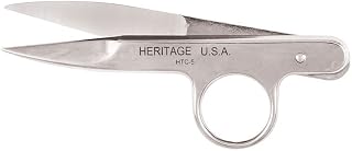 Klein Tools HTC5 Scissors, Made in USA, Threadclip with Spring Action for Automatic Opening, 4-1/2-Inch
