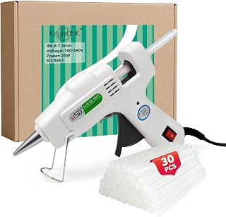 Krightlink Mini Hot Glue Gun Kit with 30 Glue Sticks