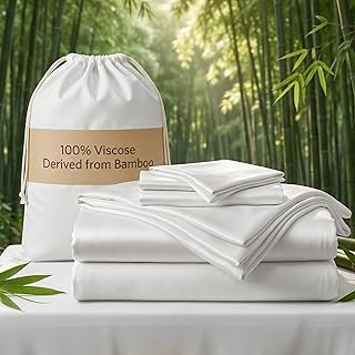 TWK Real 100% Viscose Derived from Bamboo Sheets Set King Size