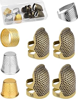 ZMAAGG Thimbles for Hand Sewing, 8 PCS Sewing Thimble