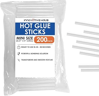Innovative Haus Mini Hot Glue Sticks 200 Pack
