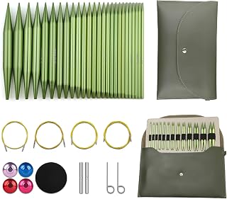 Hzkokon 13 Pairs 4 Inch Knitting Needles Set
