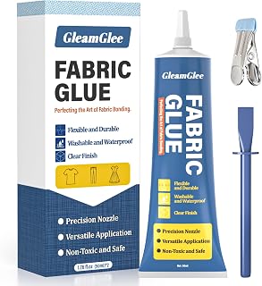 Fabric Glue Permanent Extra Strong Clear Washable