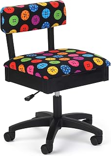 Arrow Sewing H8013 Adjustable Height Hydraulic Sewing and Craft Chair