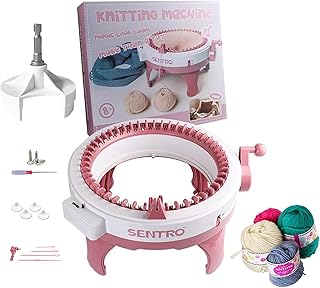 Sentro 48 Needles Knitting Machine with Electric Adapter