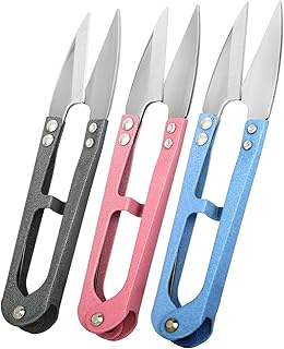 CZZXI 3PCS Thread Snips, High-Carbon Steel Thread Cutter | 4.25inch Yarn Scissors for Sewing, Quilting, Knitting, DIY, Jewelry Making, Bonsai Bud and Leaves Pruning