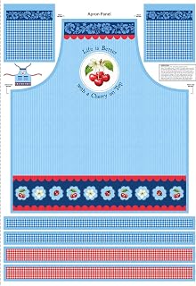 Wilmington - Sweet Cherry Apron Panel