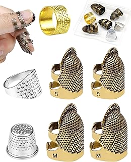 FIVEIZERO Thimble Kit, 7 PCS Sewing Thimbles