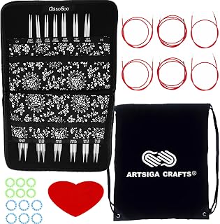 ChiaoGoo Twist Red Lace 4-inch Complete 7400-C Interchangeable Set