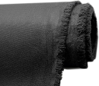 K-Musculo 600D Oxford Fabric by The Yard, 58'' Wide Heavy Duty Waterproof Polyester Fabric, Outdoor Fabric for Bags, Covers, Furniture, Sewing DIY Projects, 1 Yard Black