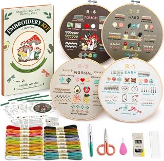 CYANFOUR Embroidery Kit for Beginners