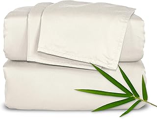 Pure Bamboo King Sheets, Genuine 100% Organic Viscose Derived from Bamboo