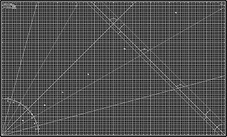 Elan Cutting Mat 36x60 Black and Taupe