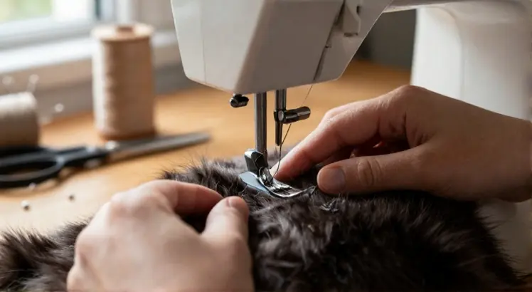 Can a regular sewing machine sew fur