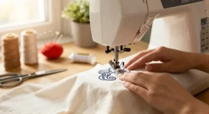 Can you monogram with a regular sewing machine