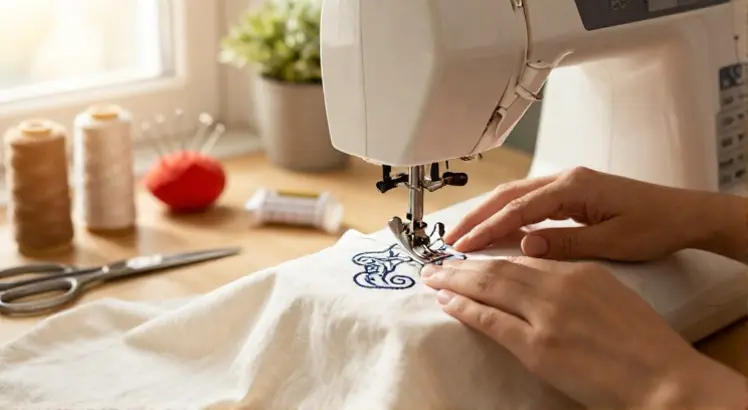 Can you monogram with a regular sewing machine