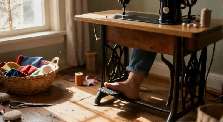 Do sewing machines have foot pedals