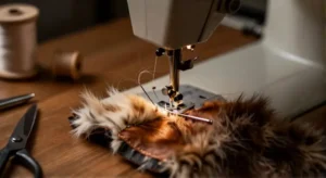 Is it hard to sew fur