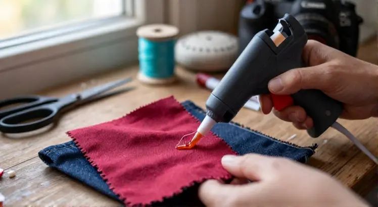 can i use hot glue for fabric