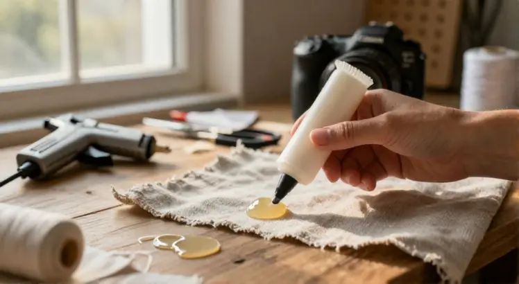 does hot glue work on fabric