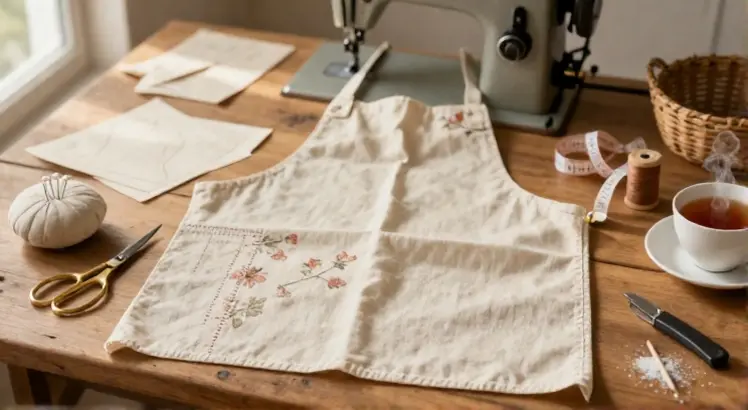 how to sew an apron