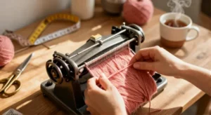 how to use knitting machine