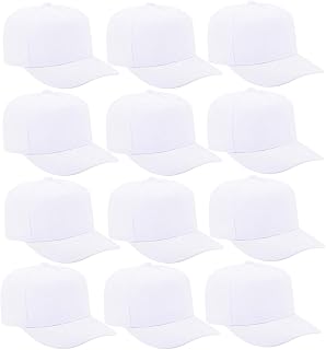 12 Pack Seamless Baseball Caps Wholesale Bulk - No Center Seam