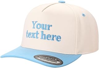 Customizable Snapback Baseball Cap, Two-Tone Hat
