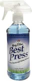 Mary Ellen Products (2-Pack Best Press Clear Starch Alternative 16 Ounce Linen Fresh