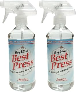 Mary Ellen's Best Press -2 pack - Clear Starch Alternative Ironing Spray, Scentless, 16.9 oz