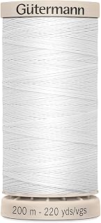 Gutermann Quilting Thread 220 Yards-White