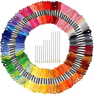 Paxcoo 124 Skeins Embroidery Floss Cross Stitch Thread