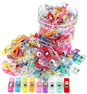 Otylzto Sewing Clips 100 Pcs Assorted Colors