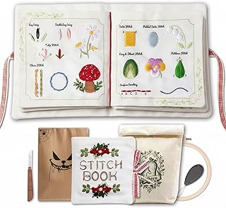 TenDawn Embroidery Stitch Book Kit