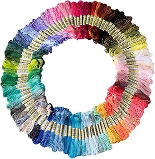 Friendship Bracelet String 50 Skeins Rainbow Color Embroidery Floss