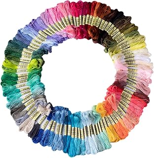 Friendship Bracelet String 50 Skeins Rainbow Color Embroidery Floss