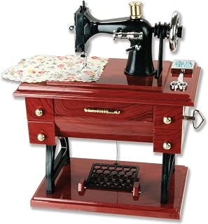 Artea Vintage Mini Sewing Machine Music Box