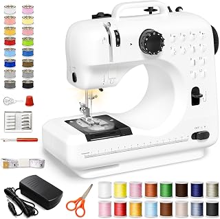 Portable Tabletop Beginner Mini Sewing Machine (Black)