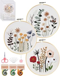 Santune 3 Sets Embroidery Kit