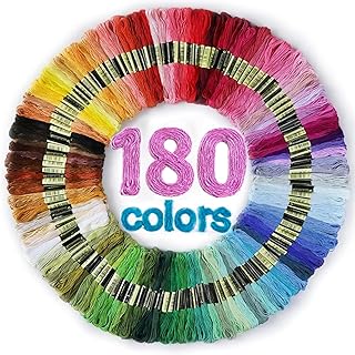 LOVIMAG Embroidery Thread 180pcs Friendship Bracelet String Floss Kit