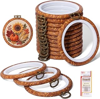 Caydo 4 Inch Embroidery Hoops Display Frame